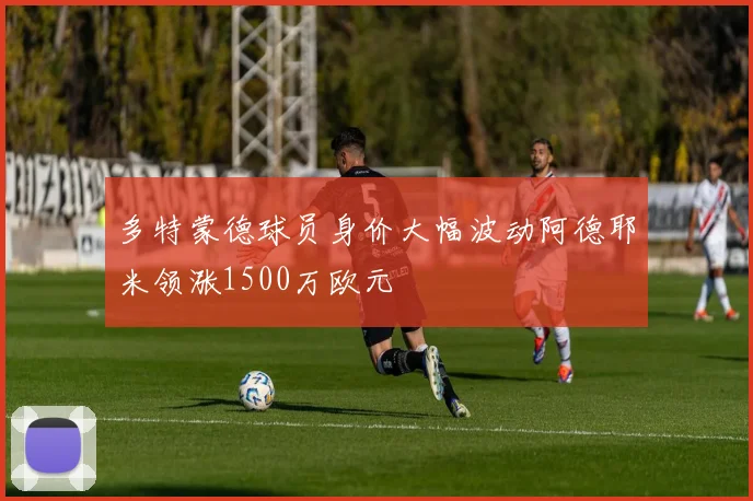 多特蒙德球员身价大幅波动阿德耶米领涨1500万欧元