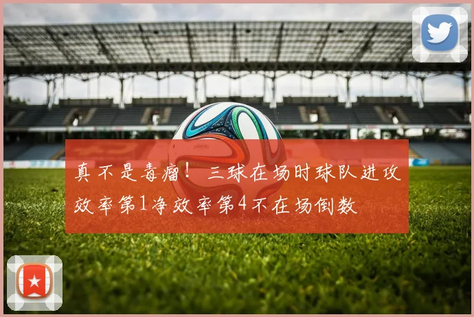 真不是毒瘤！三球在场时球队进攻效率第1净效率第4不在场倒数